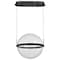 Nuvo Arvada, 16 Inch LED Pendant, Matte Black, Silk Screened Acrylic Lens 62/2033 - alternate 1